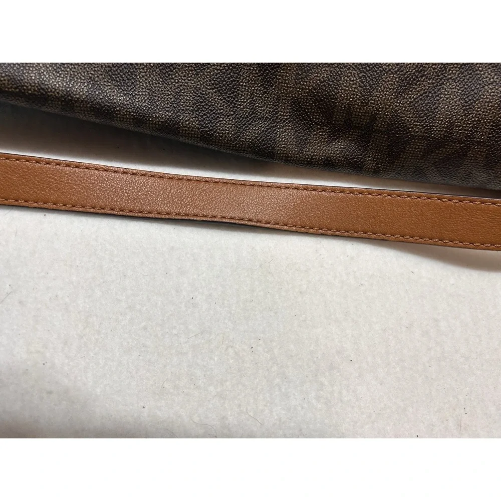 MICHAEL‎ KORS Hamilton Large Shoulder Tote Monogram Brown Bags